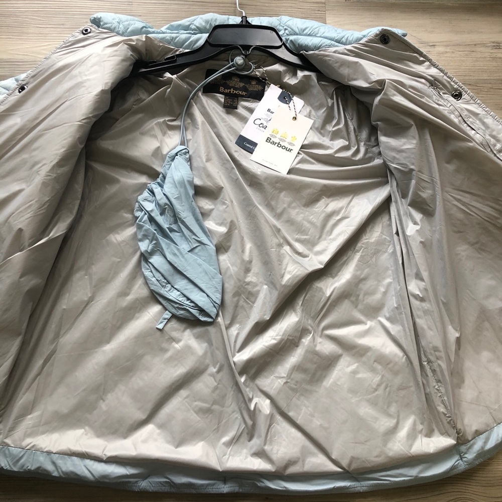 Barbour Overwash Packable Quilted Jacket Blue - Picture 7 of 7
